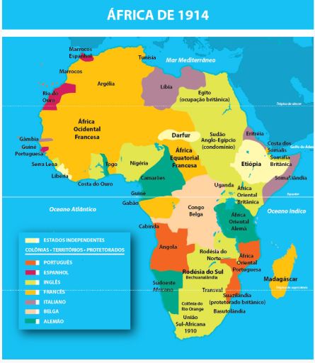 Mapa da Africa